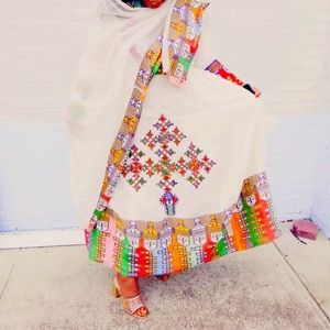 Ethiopian traditional dress Nugus Solomon